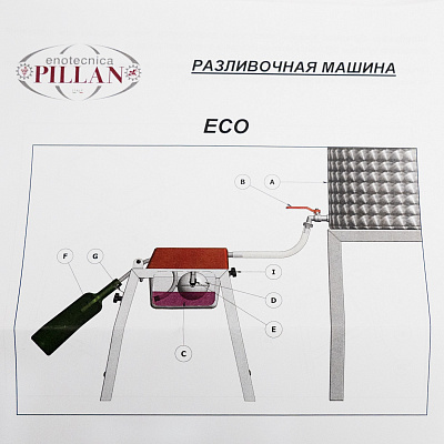 Разливочная машина с 2 насадками пластиковая